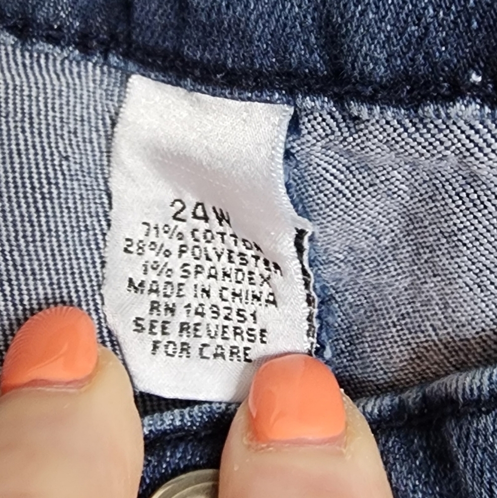 OSO Casual Stylish Blue Denim Shorts Plus Size Summer Jean - Picture 4 of 8